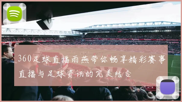 360足球直播雨燕带你畅享精彩赛事直播与足球资讯的完美结合